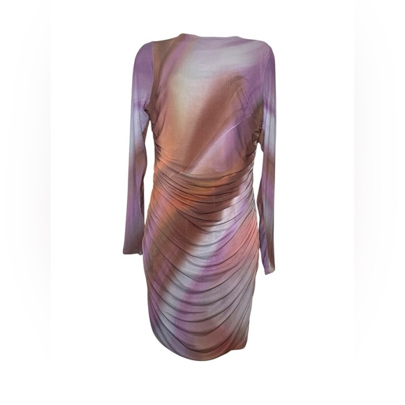 AFRM Maya Mini Dress Purple Brown Size XL - Picture 4 of 10